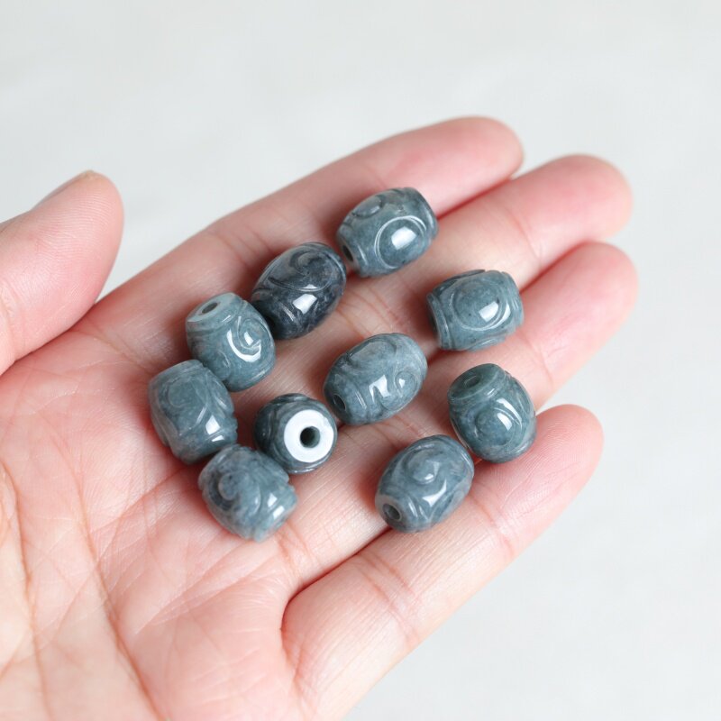 Women Accessories Earrings - 5PC 천연 블루 워터 옥 리플