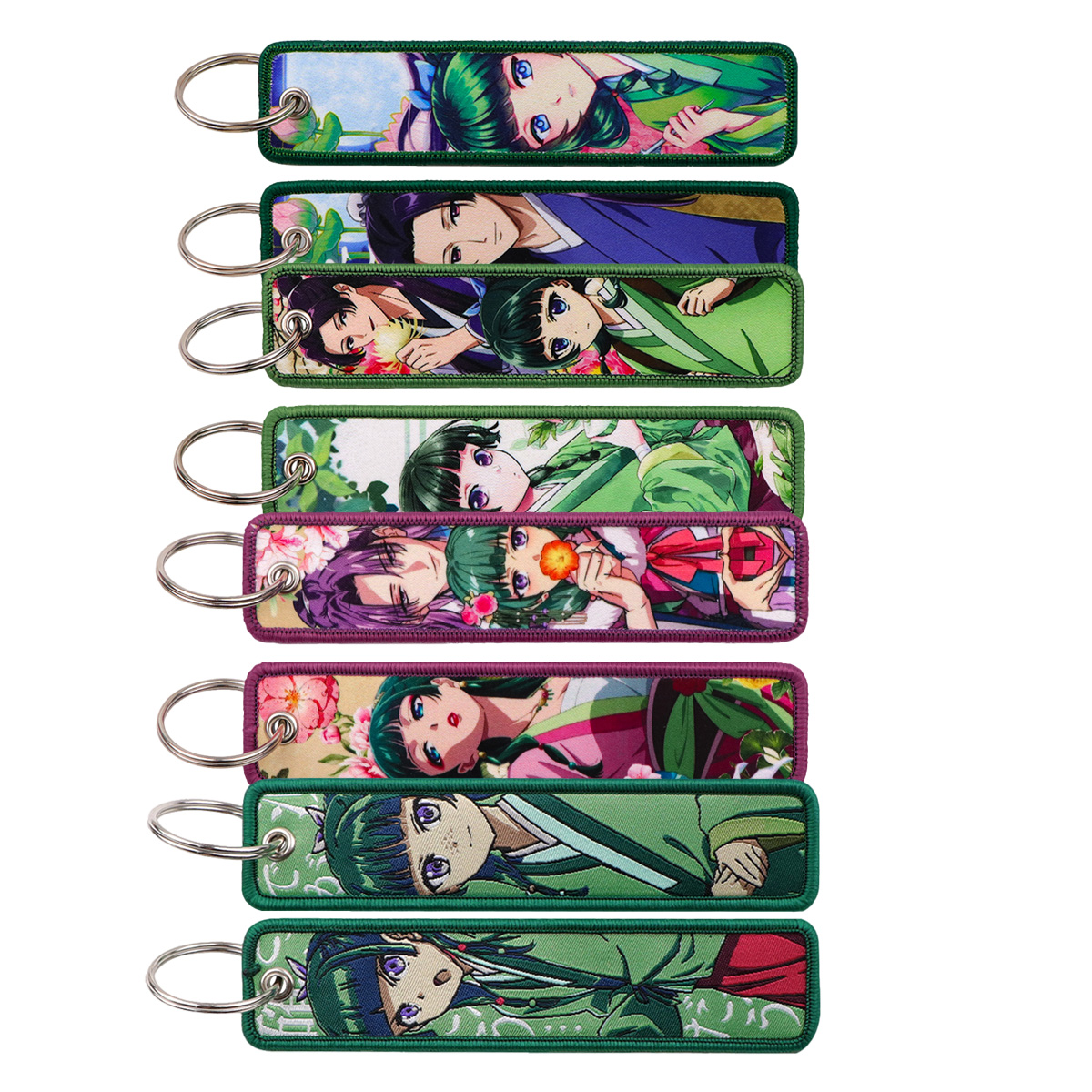 Women'S Keychain Accessories - 빈티지 스타일의 동양풍 애니메이션 캐릭터 초상화