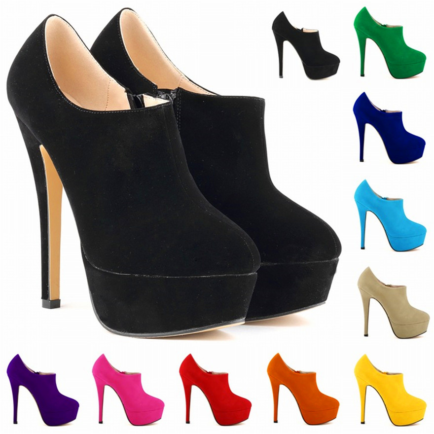 Women'S Accessories Trends 2025 - 4cm 플랫폼 얇은 힐 패션 앵클