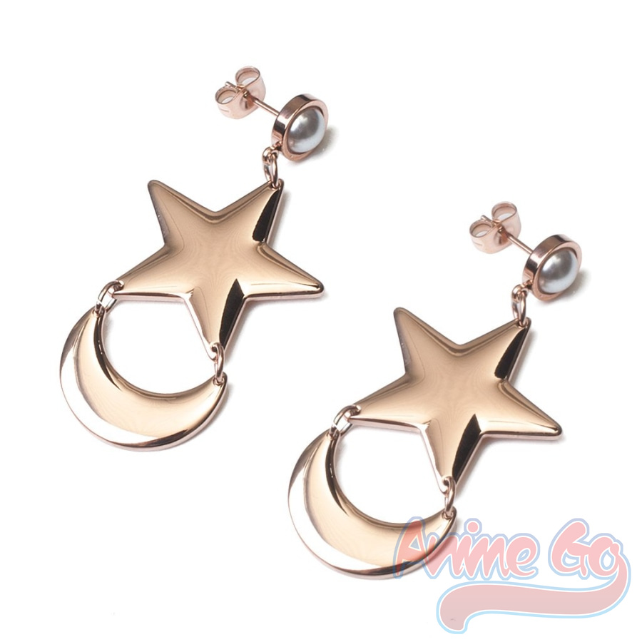 Women Accessories Earrings - 애니메이션 세일러 우사기 츠키노 코스프레 귀걸이