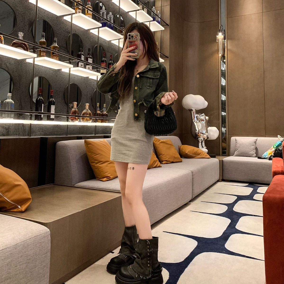 여성 부츠 영국 패션 바지 레그 부츠 새로운 두꺼운 밑 - Women'S Accessories Trends 2025 리뷰 및 가격