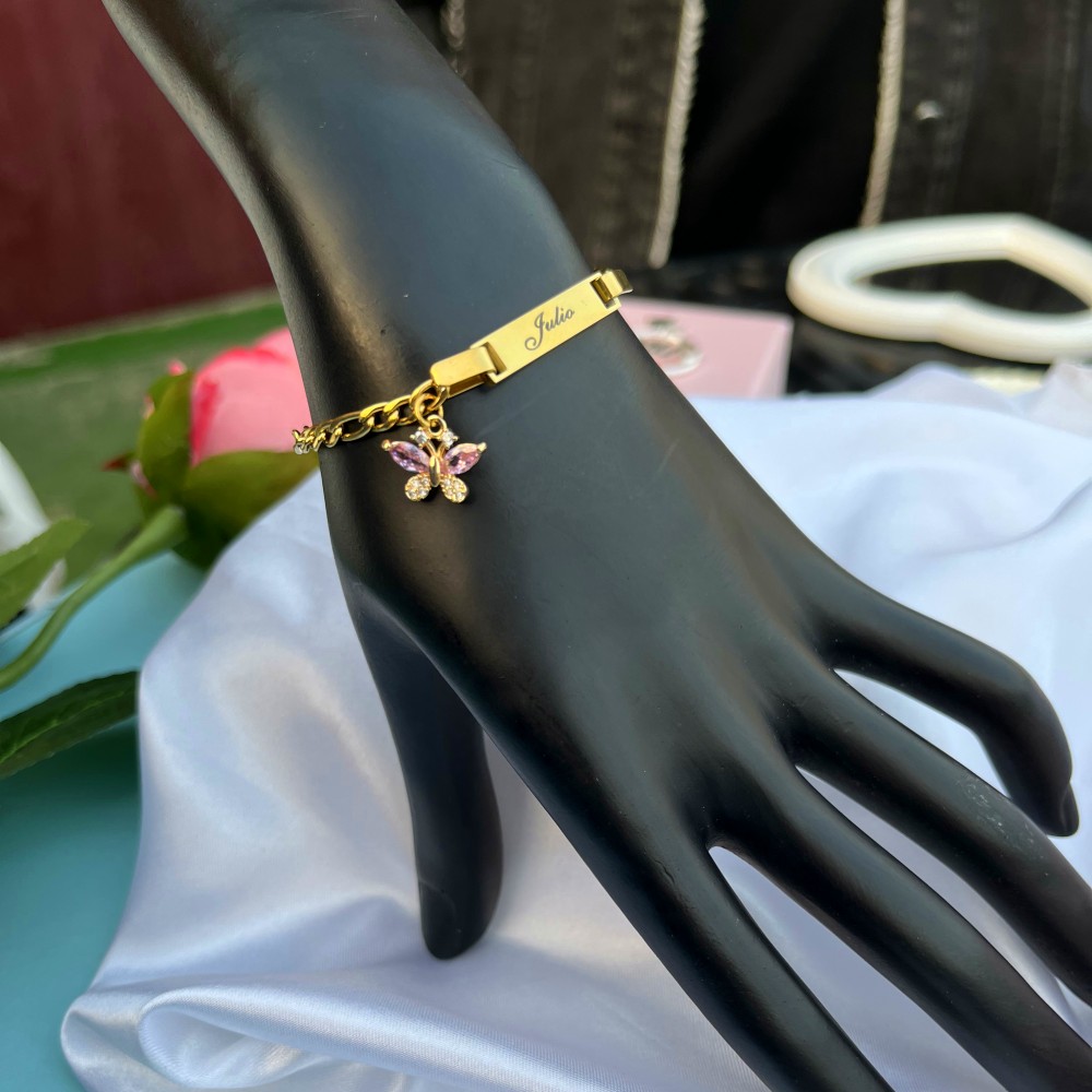 DUOYING 맞춤형 핑크 나비 세트, 맞춤형 탄생석  - Women Accessories Gift Set 리뷰 및 가격