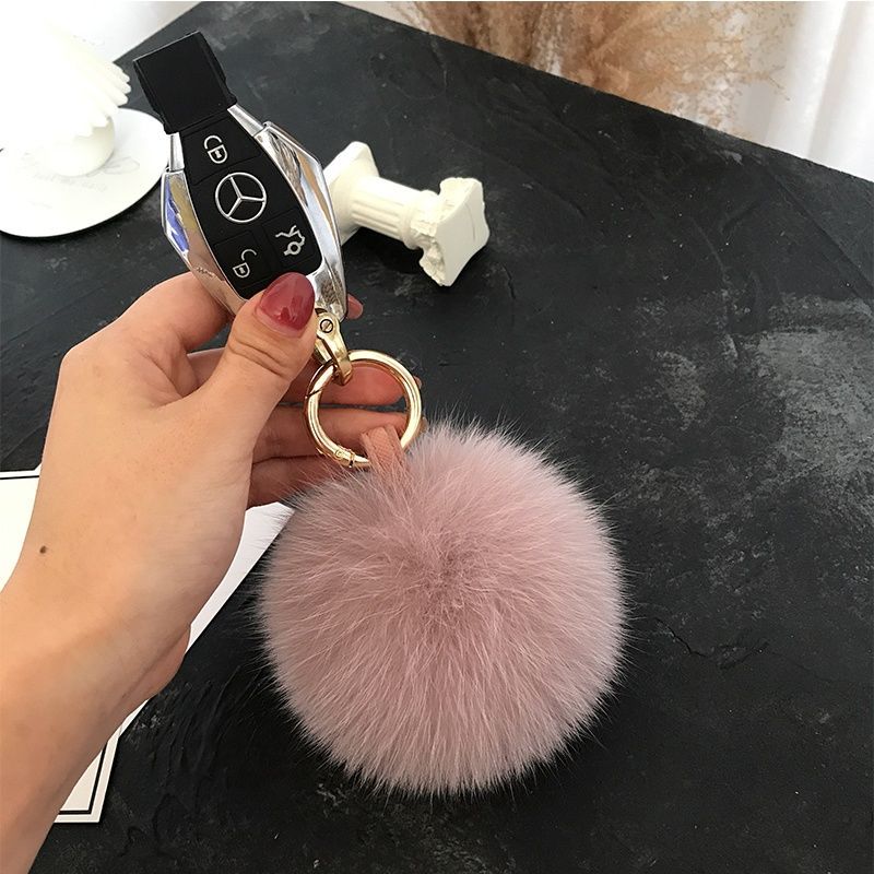 2024 푹신한 리얼 폭스 모피 볼 Poms 여성을위한 - Women'S Emo Accessories 리뷰 및 가격