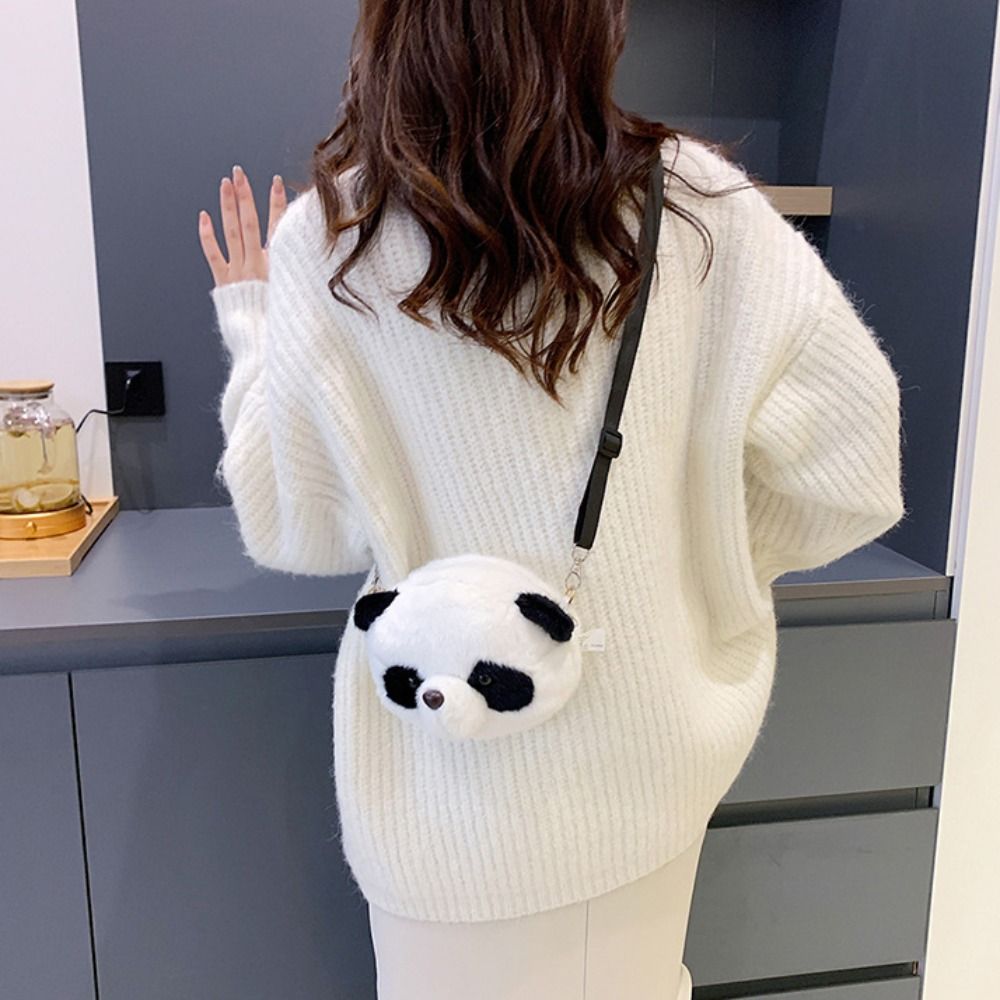 새로운 부드러운 푹신한 팬더 크로스백 가벼운 만화 캐릭 - Women'S Accessories Purse 리뷰 및 가격