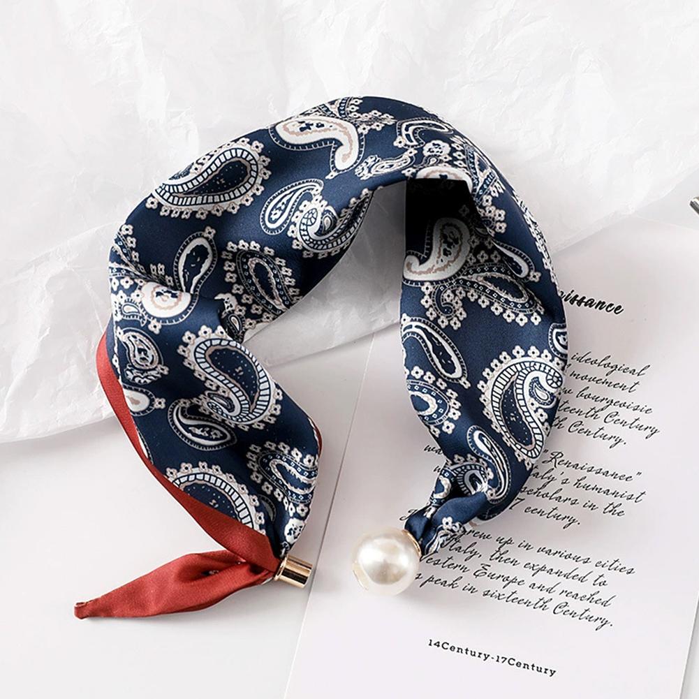 마그네틱 버클 진주 목걸이 여성용 좁은 롱 실크 스카프 - Women'S Accessories For Neck 리뷰 및 가격