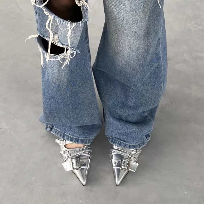 뾰족코 하이힐 여성용 벨트 버클 바오투 콜드 슬리퍼 2 - Women'S Accessories Trends 2025 리뷰 및 가격