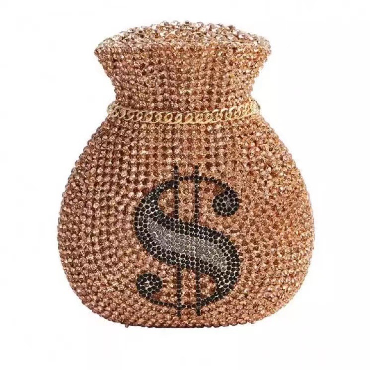 패션 지갑 브로케이드 가방 크리스탈 가방 지갑 보라색  - Women'S Accessories Purse 리뷰 및 가격