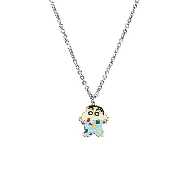 크레용 신짱 만화 목걸이 귀여운 일본식 베스트 프렌드  - Women Accessories Gift Set 리뷰 및 가격