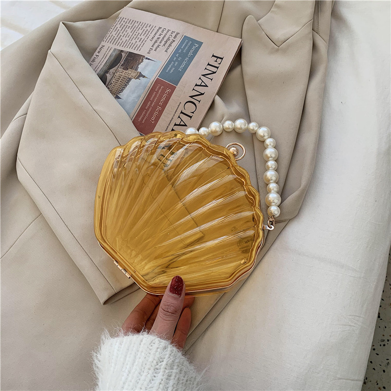 2026 여성용 아크릴 쉘 클러치 백 투명 캔디 컬러  - Women'S Accessories Purse 리뷰 및 가격
