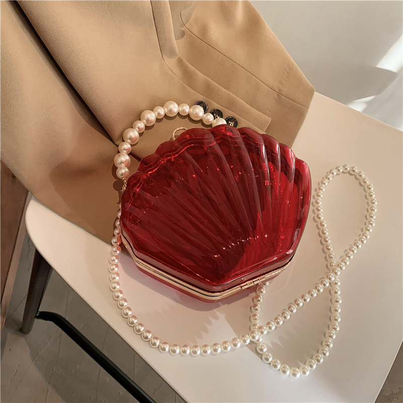 2026 여성용 아크릴 쉘 클러치 백 투명 캔디 컬러  - Women'S Accessories Purse 리뷰 및 가격