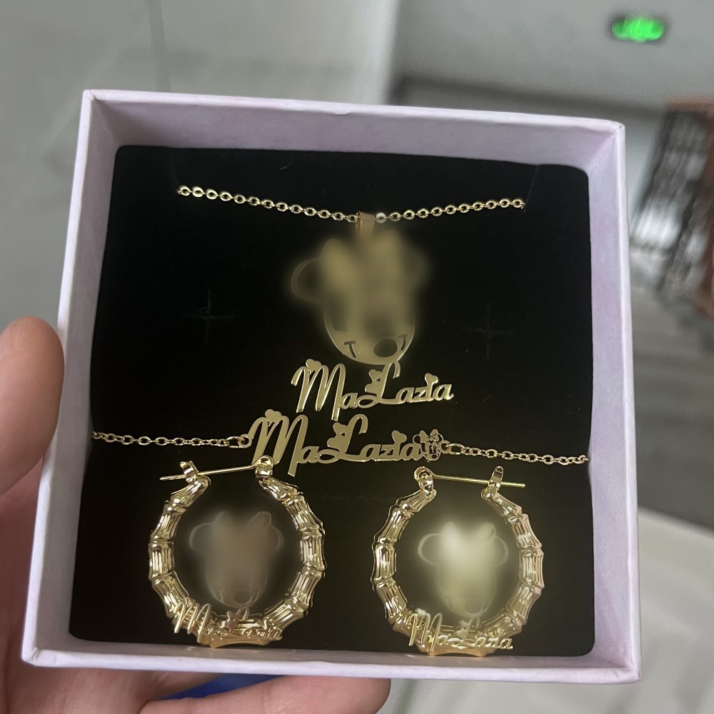 DUOYING 사용자 정의 캐릭터 쥬얼리 세트 맞춤형  - Women Accessories Gift Set 리뷰 및 가격