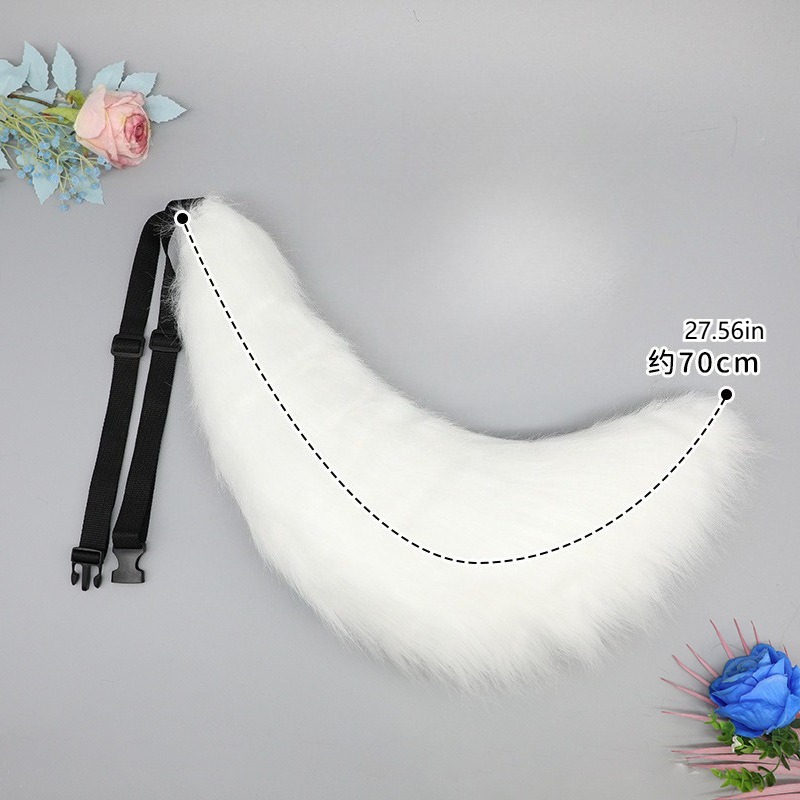 늑대 꼬리 푹신한 털 코스프레 액세서리 수제 귀여운 로 - Women Accessories Gift Set 리뷰 및 가격
