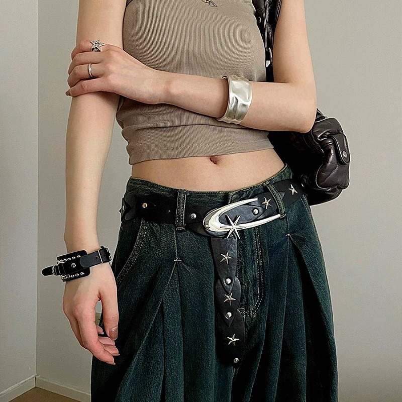 남성용 고스 스타일 빈티지 스타 버클 벨트 디자인, 이 - Women'S Emo Accessories 리뷰 및 가격