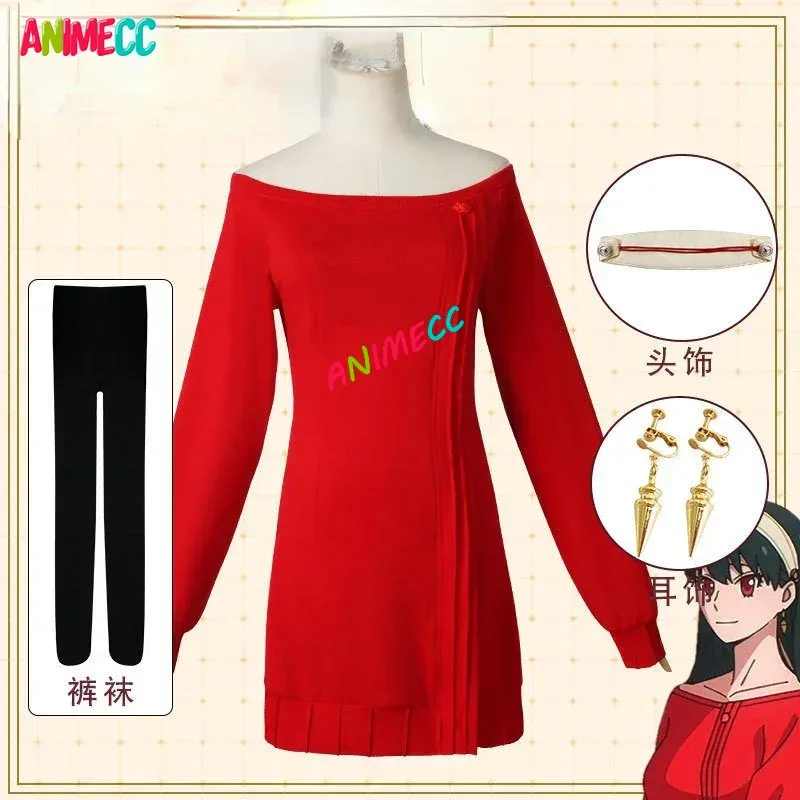ANIMECC 재고 있음 Yor Forger 코스프레  - Women Accessories Earrings 리뷰 및 가격