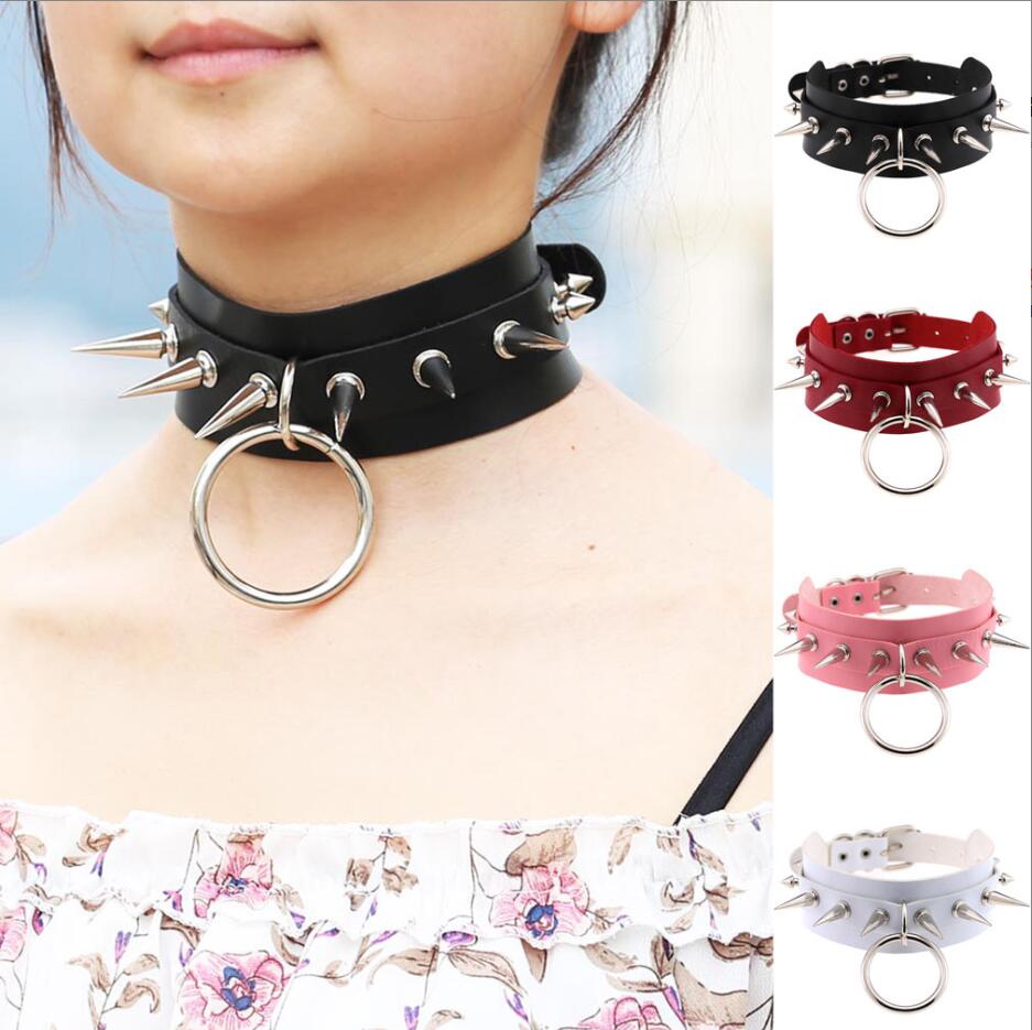 롱 스파이크 초커 펑크 칼라 여성 남성 리벳 스터드 초 - Women'S Emo Accessories 리뷰 및 가격