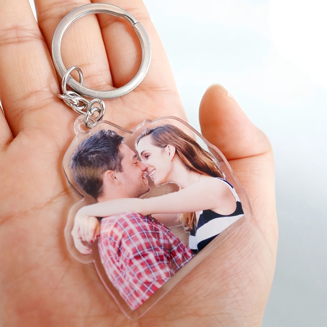 맞춤형 사진 아크릴 키체인 - 사진 업로드 가능, 튼튼 - Women'S Keychain Accessories 리뷰 및 가격