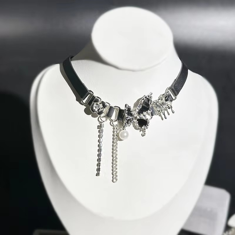 Y2K 빈티지 나비 크로스 하트 스타 목걸이, 남녀공용 - Women'S Emo Accessories 리뷰 및 가격