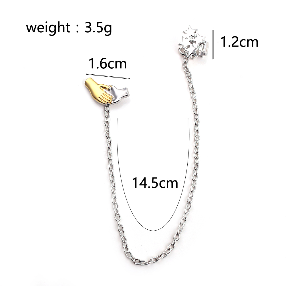 힙합 펑크 스타 태슬 펜던트 귀걸이 패션 개성 귀찌 여 - Women Accessories Earrings 리뷰 및 가격